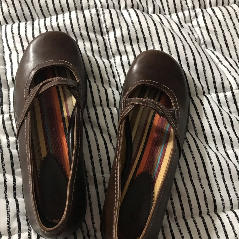 Clark’s women’s brown flats 6.5